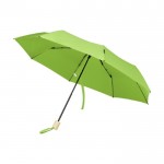 Guarda-chuva manual dobrável reciclado, 8 painéis Ø 96 cor verde-lima