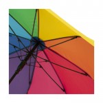Guarda-chuva promocional cores do arco-íris cor multicolor quarta vista