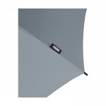 Guarda-chuva pongee automático reciclado 8 painéis Ø 85 cor cinzento vista detalhe 2