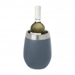 Refrigerador de vinho de aço inoxidável cor azul acinzentado