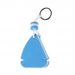 Porta-chaves flutuante espuma personalizado cor azul primeira vista