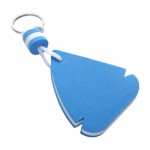 Porta-chaves flutuante espuma personalizado cor azul quarta vista