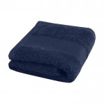 Toalha de mão em algodão 450 g/m2 cor azul-marinho