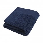 Toalha de banho grossa em algodão 550 g/m2 cor azul-marinho