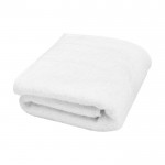 Toalha suave e grossa em algodão 550 g/m2 cor branco