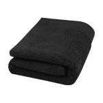 Toalha suave e grossa em algodão 550 g/m2 cor preto