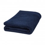 Toalha de banho em algodão 550 g/m2 cor azul-marinho