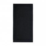 Toalha de banho em algodão 550 g/m2 cor preto segunda vista frontal
