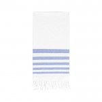 Páreo toalha bicolor algodão 180 g/m2 cor azul-marinho