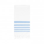 Páreo toalha bicolor algodão 180 g/m2 cor azul-claro