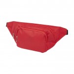 Bolsa de cintura ajustável, 2 compartimentos cor vermelho