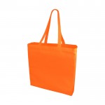 Saco de algodão 220 g/m² para personalizar cor cor-de-laranja