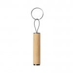 Porta-chaves lanterna de bambu cor natural