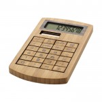 Calculadora de bambu para personalizar cor madeira
