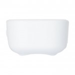 Colunas Bluetooth, plástico reciclado, hidrorresistentes 5 W cor branco segunda vista com lateral