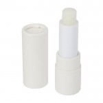 Bálsamo labial sustentável de papel reciclado com proteção FPS 15 cor branco