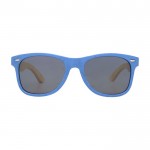 Óculos de sol com desenho retro cor azul segunda vista frontal