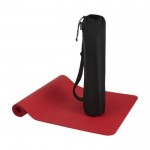 Tapete para yoga de plástico reciclado antideslizante 6 mm cor vermelho