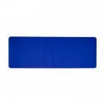 Tapete para yoga de plástico reciclado antideslizante 6 mm cor azul segunda vista frontal