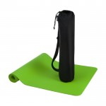 Tapete para yoga de plástico reciclado antideslizante 6 mm cor verde