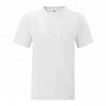 T-shirt de algodão ringspun 150 g/m2 cor branco