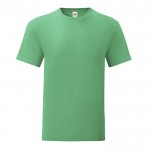 T-shirt de algodão ringspun 150 g/m2 cor verde