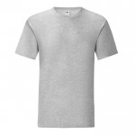 T-shirt de algodão ringspun 150 g/m2 cor cinzento