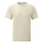 T-shirt de algodão ringspun 150 g/m2 cor natural