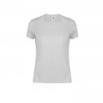 T-shirt de algodão ajustada para mulher 150 g/m2 Fruit Of The Loom cor cinzento primeira vista