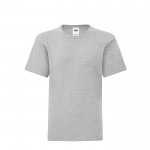 T-shirt de criança em algodão 150 g/ m2 cor cinzento