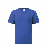T-shirt de criança em algodão 150 g/ m2 cor azul