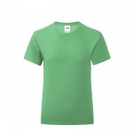 T-shirt para criança algodão 150 g/m2 cor verde