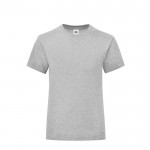 T-shirt para criança algodão 150 g/m2 cor cinzento