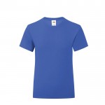 T-shirt para criança algodão 150 g/m2 cor azul