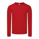 T-shirt algodão penteado 150 g/ m2 cor vermelho