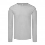 T-shirt algodão penteado 150 g/ m2 cor cinzento