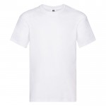 T-shirt branca em 100% algodão 140 g/m2 Fruit Of The Loom cor branco primeira vista