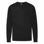 Sweatshirt leve de algodão e poliéster 240 g/m2 Fruit Of The Loom cor preto primeira vista