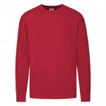 Sweatshirt leve de algodão e poliéster 240 g/m2 Fruit Of The Loom cor vermelho primeira vista