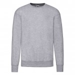 Sweatshirt leve de algodão e poliéster 240 g/m2 Fruit Of The Loom cor cinzento primeira vista