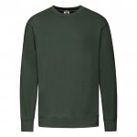 Sweatshirt leve de algodão e poliéster 240 g/m2 Fruit Of The Loom cor verde-escuro primeira vista