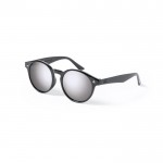 Óculos de sol rPET com lentes espelhadas cor preto primeira vista