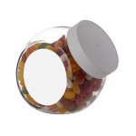 Frasco médio com sortido de Jelly Beans 900 ml cor branco segunda vista