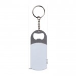 Porta-chaves de metal abre-garrafas, LED/fita métrica de 1 M cor branco primeira vista