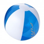 Bola de praia a duas cores cor azul vista impressão tampografia