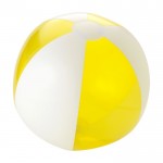 Bola de praia a duas cores cor amarelo