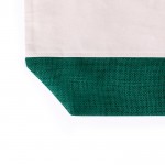 Saco bicolor de algodão com alças compridas de corda 280g/m2 segunda vista