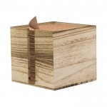Porta-guardanapos de madeira com ranhura lateral para fácil acesso cor madeira segunda vista