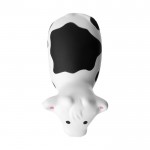Acessório anti-stress em forma de vaca cor branco vista frontal