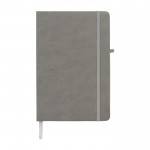 Cadernos de publicidade com bolso interno cor cinzento